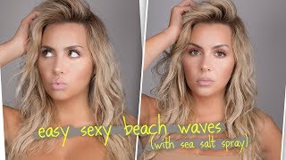 Sexy Beach Waves W/ Diy Sea Salt Spray