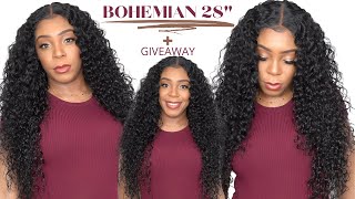 Sensationnel Human Hair Blend Butta Hd Lace Front Wig - Bohemian 28 +Giveaway --/Wigtypes.Com