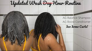 Updated Wash Day Routine | Ag Balance Shampoo | Ag Boost Conditioner | 30 Day Hair Detox
