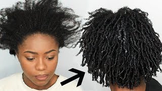 Finger Coils On 4C Natural Hair| First Impression