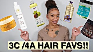 Best Hair Products For 3C/4A Natural Hair 2022| Moisturizing Products For Dry Hair