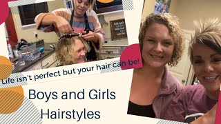 A Line Bob For Curly Hair - Hair Perm Tutorial By Boys And Girls Hairstyles