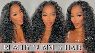 Must Have Magic Best 2 In 1 Jerry Curl To Straight V-Part Wig | Beautyforever Hair