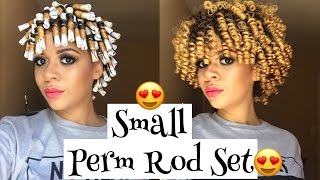 How To Get The Perfect Perm Rod Set With Small Perm Rods (Detailed) | Natural Hair