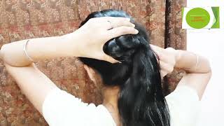Juda Hairstyle  Shadi Ke Liye Hairstyle  Hairstyle For Saree Hair Style Girl Simple And Easy