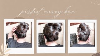 Easy Messy Bun | Long And Medium Hair