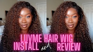 Luvme Hair | Chestnut Brown | 13X4 Lace Frontal | Wig Review | Tan Dotson