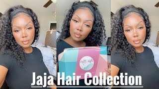 Jaja Hair Collection Review|I Tried A Headband Wig On My Short Twa!!!|Shook!!!|Amazon Prime