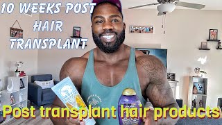 2.5 Months Post Hair Transplant Results And Hair Care Products Review. #Hairtransplant #Hairloss