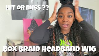 Box Braid #Headband Wig|| Diy #Carolinagoddess
