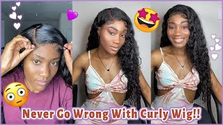 *Must Have* Invisible Hd Lace Curly Wig Install | 24Inch Curly Hairstyle #Elfinhair Honest Review