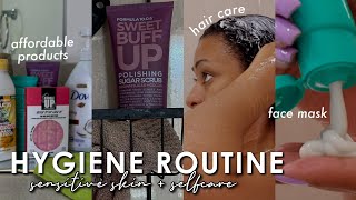 Affordable Hygiene Routine | Sensitive Skin, Body Care, Selfcare + Natural Hair Care!