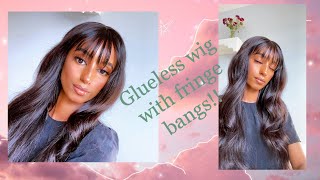 Fringe Bangs Natural Looking Wig Ft Beauty Forever