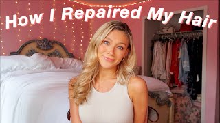 How I Repaired My Damaged Bleached Hair | Best Hair Care Products For Blondes