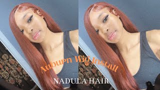 Perfect Fall Wig  | Pre Colored Auburn Wig Install | Ft. Nadula Hair