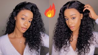 The Best Undetectable Hd Lace Wig! Beginner Friendly Glueless Water Wave Wig Install |Luvme Hair