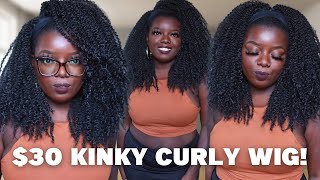 This $30 Kinky Curly Wig From Amazon Is Lit  #Shorts