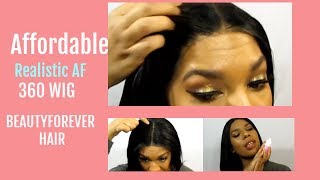 Affordable Realistic Af 360 Wig Hair Review: Beauty Forever Hair