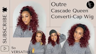 *New* $20 Outre Cascade Queen Converti-Cap Half Wig - Easy Install - Sexy Hair!
