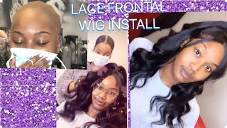 Half Up Half Down Wig Install/ Ali Queen 13X4,18" Hd Lace Wig / Hairbyshaunda Las Vegas Hairsty