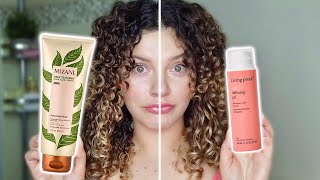 High-End Salon Curly Hair Product Battle & Review | Living Proof Vs Mizani