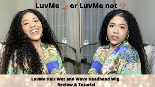 Luvme Headband Wig | Honest Review & Tutorial | Affordable Easy Protective Style For Natural Hair