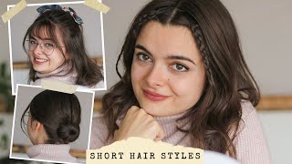 10 Cute 1 Minute Hairstyles For Short Hair