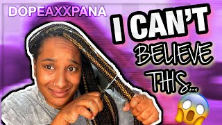 I Took My Braids Down Because... | Cynosure Hair Headband Wig Review