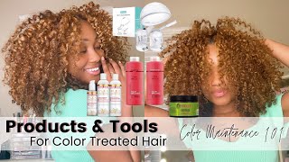 Products & Tools For Color Treated Natural Hair | Hair Color Maintenance 101