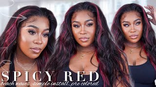 Get This Spicy Red Wine Wig Now! *Must Have * Wig For Fall Ft. Nadula Hair