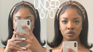 90'S Inspired Lewk  $70 Headband Wig **No Glue, No Lace Needed** Ft Isee Hair