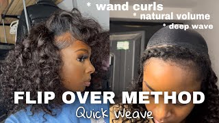 How To: Ivy Flip Over Method *Quickweave | My 4C Leave Out | Ulahair