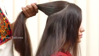 Best Hairstyle For Long Hair Girls | Very Easy Hairstyle Using Trick | Hairstyle For All Occasion