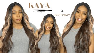 Outre Synthetic Hair Hd Lace Front Wig - Kaya +Giveaway --/Wigtypes.Com