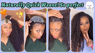 Versatile Quick Weave Tutorialafforable Curly Hair Review | Small Leave Out & Restyle Ft.#Ulahair