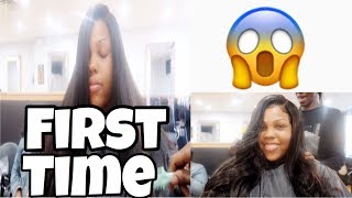 First Professional Lace Frontal Wig Install | Beauty Forever Hair