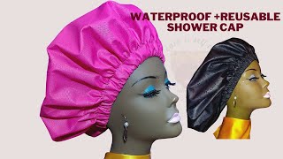 Reusable And Water Proof Shower Caps For Women. Braided Hair Care Gifts Ideas #Smallbusiness