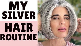 My Silver Hair Routine | Nikol Johnson