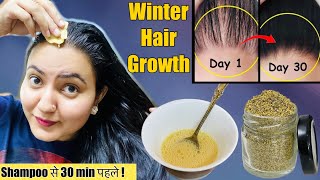 30 Days *Winter Hair Growth* Challenge : Regrow Lost Hair, Fix Bald Patches & Hairline In 30 Days
