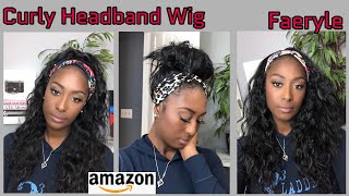 Curly Headband Wig Amazon- Ft Faeryle