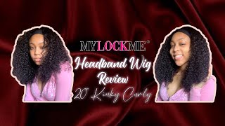 Affordable Human Hair Headband Wig Review || Mylockme