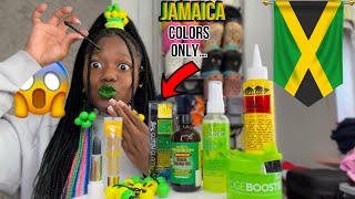 Doing My Hair Only Using Jamaican Colored Products