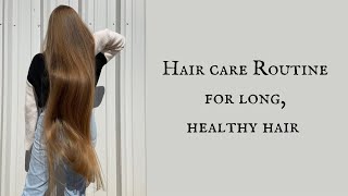 Haircare Routine For Long, Healthy Hair
