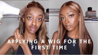 Installing A Lace Wig For The First Time Ever | Ft. Beauty Forever Hair