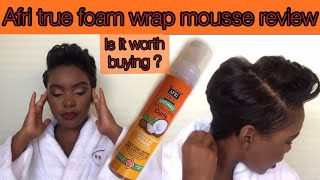 Afri True Foam Wrap And Set Mousse By Clicks Product Review L Does This Work On Relaxed Hair