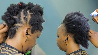 Starting My Natural Hair Journey Is Over! |  No Cutting It All With This Hairstyle.