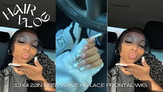 The Curliest Jet Black Deep Wave Hd Lace Wig Install Ft. @Ali Pearl Hair