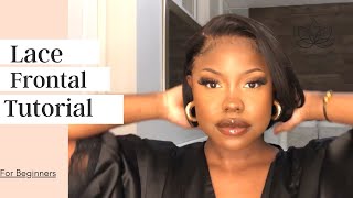 How To Glue Your Lace Frontal Wig For Beginners | Isee Hair