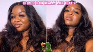 The Real Tea On This Unice Hair Bodywave Closure Installation | Zambian Youtuber
