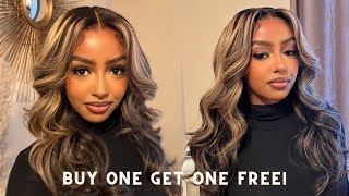 What Wig?? | Highlight Wig Install & "Blowout" Tutorial | Ft. Westkiss
